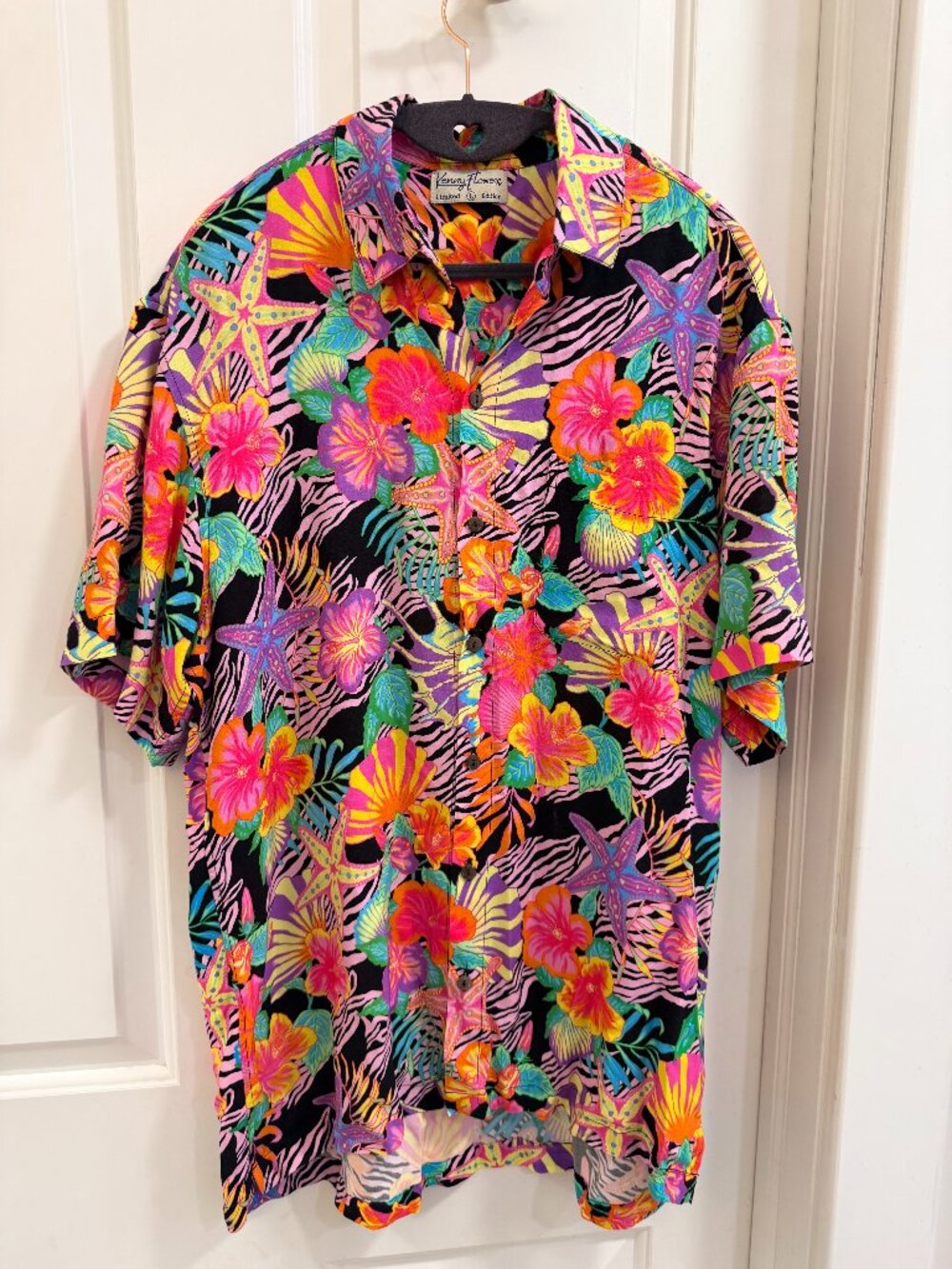 Kenny Flowers Limited Edition Organic Rayon Bali Shirt L
